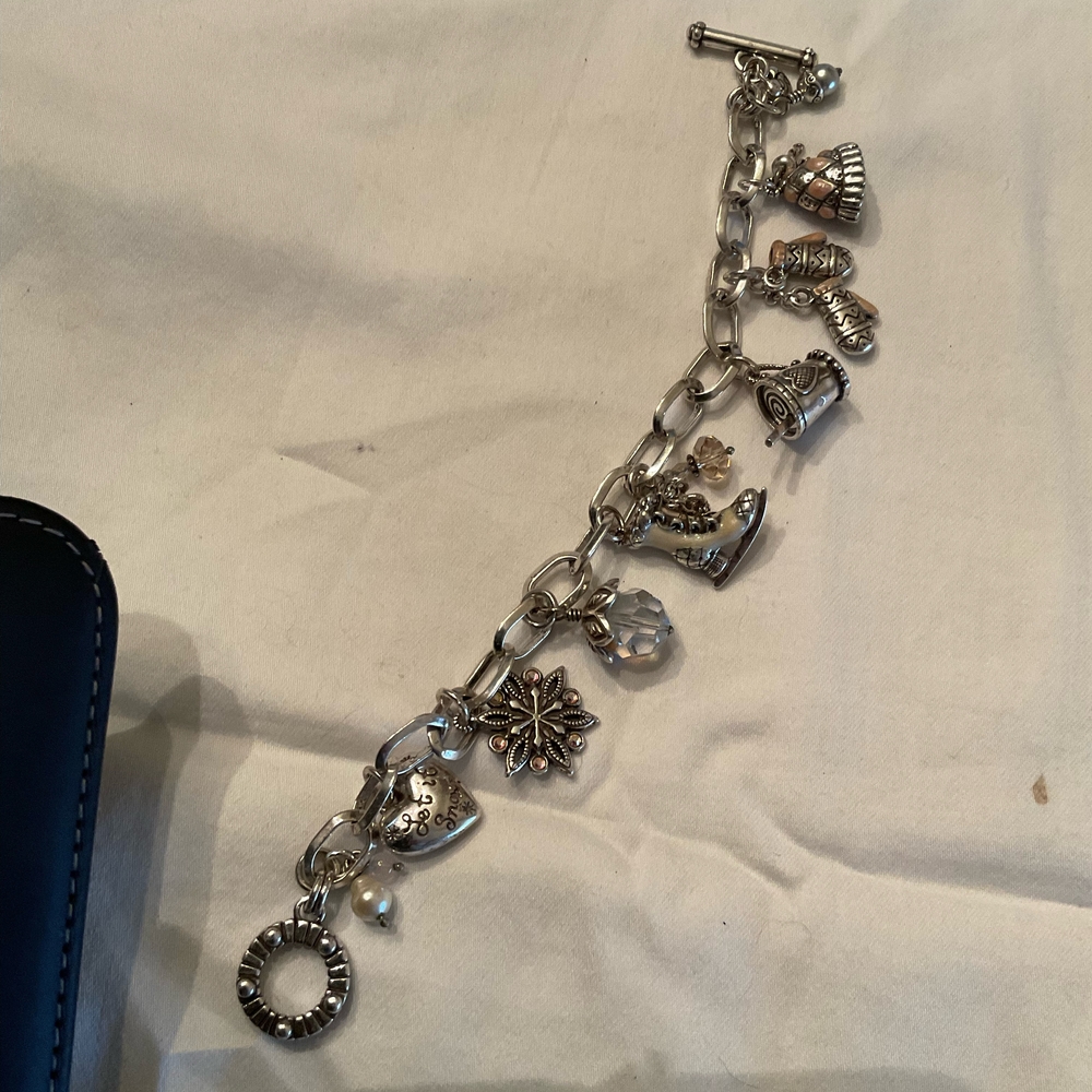 Brighton Winter Wonderland Silver Charm Bracelet - Picture 2 of 5